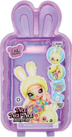 MGA Entertainment 571773E7C Na! Na! Na! Surprise 2-in-1 Pom Doll Series 4 - Melanie Mod