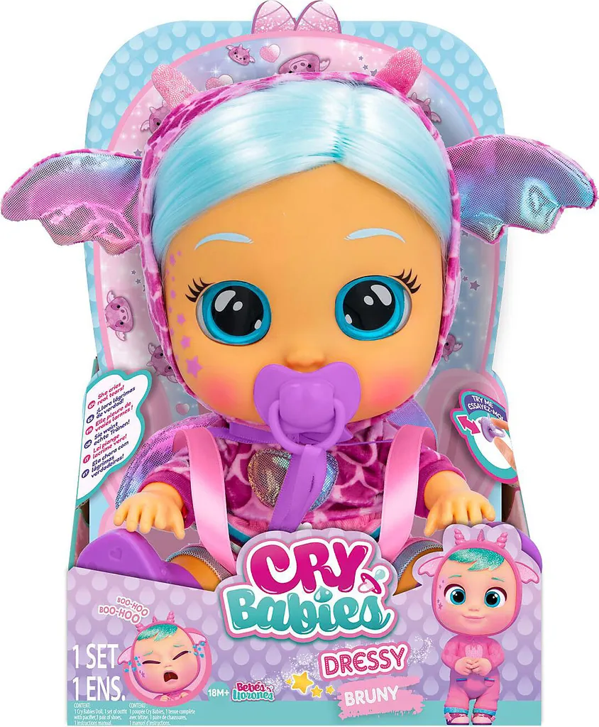 IMC Toys Spielwaren Cry Babies Dressy Fantasy Bruny Babypuppen Puppen Babypuppen 7 IMC Toys Spielwaren Cry Babies Dressy Fantasy Bruny Babypuppen Puppen Babypuppen – Bild 5