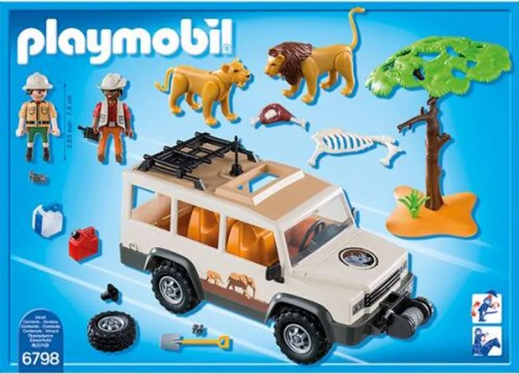 PLAYMOBIL® 6798 Wild Life Safari-Geländewagen Mit Seilwinde 7 PLAYMOBIL® 6798 Wild Life Safari-Geländewagen Mit Seilwinde – Bild 5