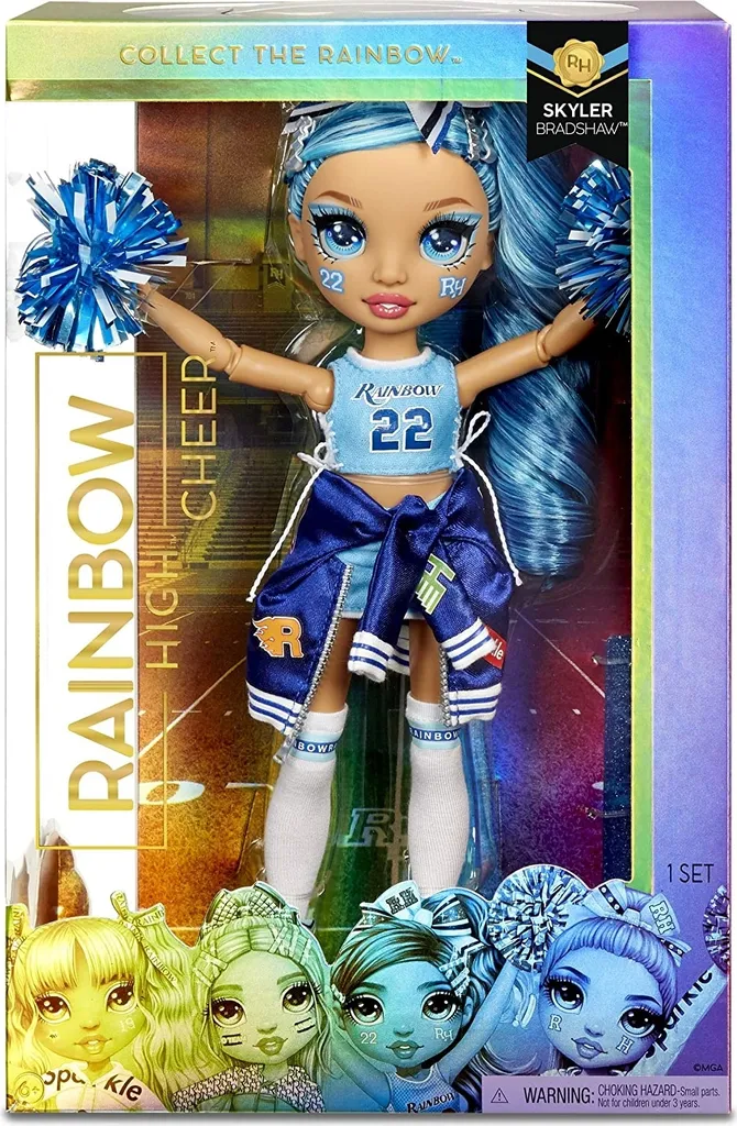 MGA Entertainment 572077EUC Rainbow High Cheer Doll - Skyler Bradshaw (Blue) 4 MGA Entertainment 572077EUC Rainbow High Cheer Doll - Skyler Bradshaw (Blue) – Bild 2