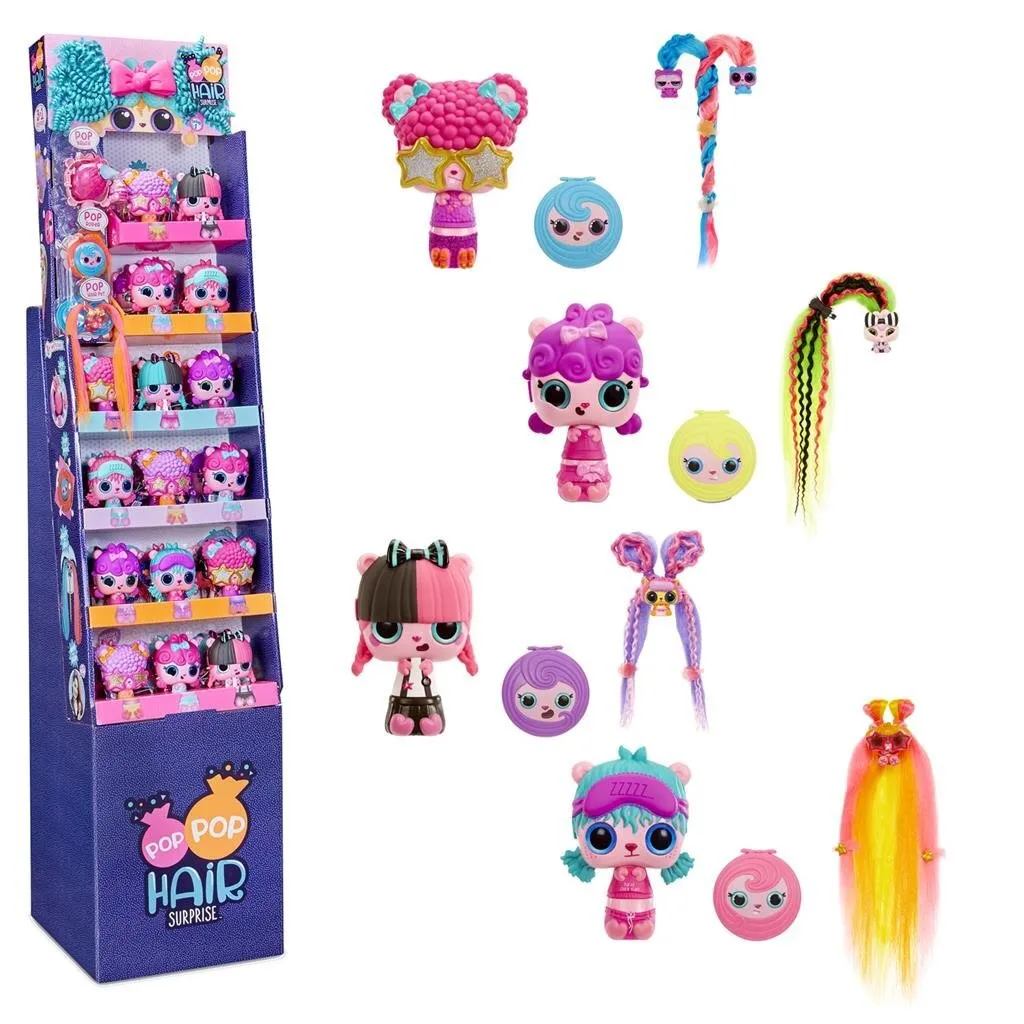 MGA Entertainment 562672E7C Pop Pop Hair Surprise 3-in-1 Pops Series 1 - Sortiert 14 MGA Entertainment 562672E7C Pop Pop Hair Surprise 3-in-1 Pops Series 1 - Sortiert – Bild 12