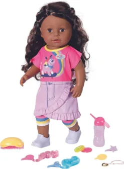 Zapf Creation BABY Born Schwester Mit Braunen Augen 43cm -Kinderspielzeug Rabatte cbd46a8b4edcb086f567afdbd4028d9d