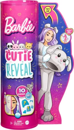 Barbie Cutie Reveal Puppe Mit Welpen-Plüschkostüm Und 10 Überraschungen -Kinderspielzeug Rabatte cc526363db5571246a4dfbbeaa4c966e