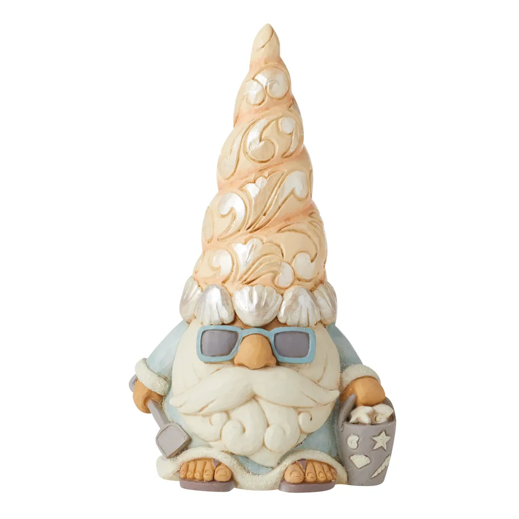 Jim Shore - Heartwood Creek 'Gnome Is Where The Beach Is (with Seashell Hat 2022 3 Jim Shore - Heartwood Creek 'Gnome Is Where The Beach Is (with Seashell Hat 2022