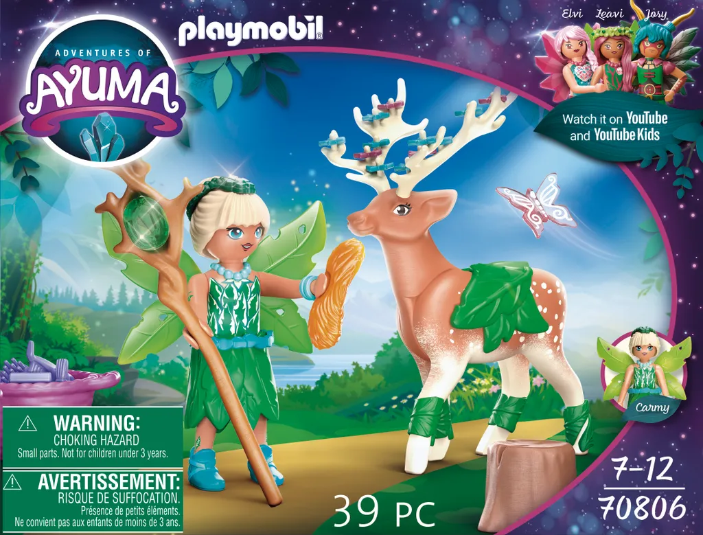 PLAYMOBIL AoA 70806 Forest Fairy Mit Seelentier 5 PLAYMOBIL AoA 70806 Forest Fairy Mit Seelentier – Bild 3