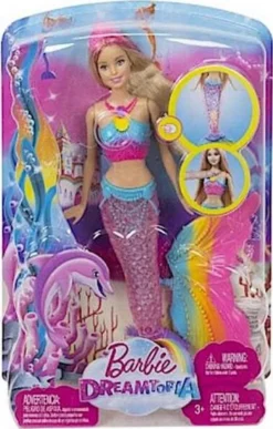 Barbie Dreamtopia Regenbogenlicht-Meerjungfrau Puppe (blond) -Kinderspielzeug Rabatte ceec85040ad3c4abeb08b6626d983bba