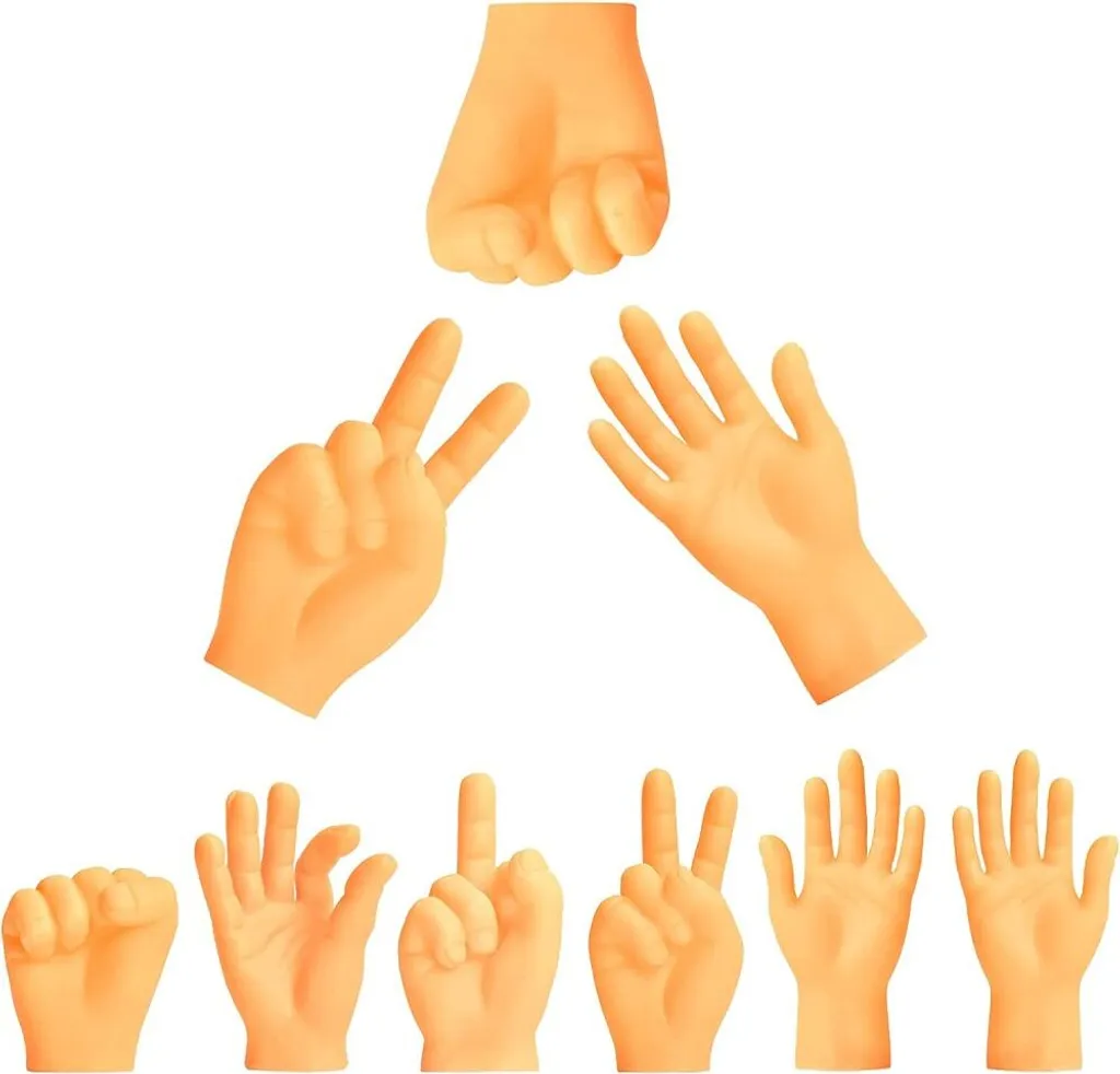 6 Stück Kleine Hände Fingerpuppen Set Fingerhände Magisches Spielzeug Lustiges Spielzeug Geburtstagsparty Spielparty 4 6 Stück Kleine Hände Fingerpuppen Set Fingerhände Magisches Spielzeug Lustiges Spielzeug Geburtstagsparty Spielparty – Bild 2