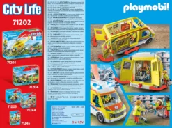 PLAYMOBIL City Life 71202 Rettungswagen Mit Licht Und Sound 9 PLAYMOBIL City Life 71202 Rettungswagen Mit Licht Und Sound -Kinderspielzeug Rabatte d038a722b3d91305751d64183504ecb3