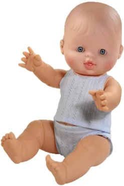 Paola Reina 04010 34 Cm Blau Gordi Boy Europäischen Pijama Puppe