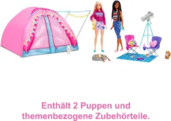 Barbie Camping Zelt Spielset Mit 2 Puppen & Zubehör 12 Barbie Camping Zelt Spielset Mit 2 Puppen & Zubehör -Kinderspielzeug Rabatte d27d48ae76faa9d072dbe58813bd72a3