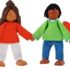 Goki Biegepuppen Farbige Familie -Kinderspielzeug Rabatte d443a080b5c25ba632230d26780e46ea