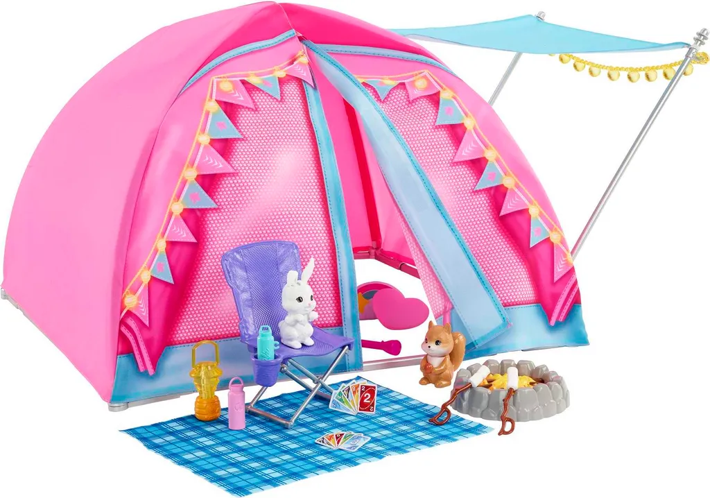 Barbie Camping Zelt Spielset Mit 2 Puppen & Zubehör 3 Barbie Camping Zelt Spielset Mit 2 Puppen & Zubehör