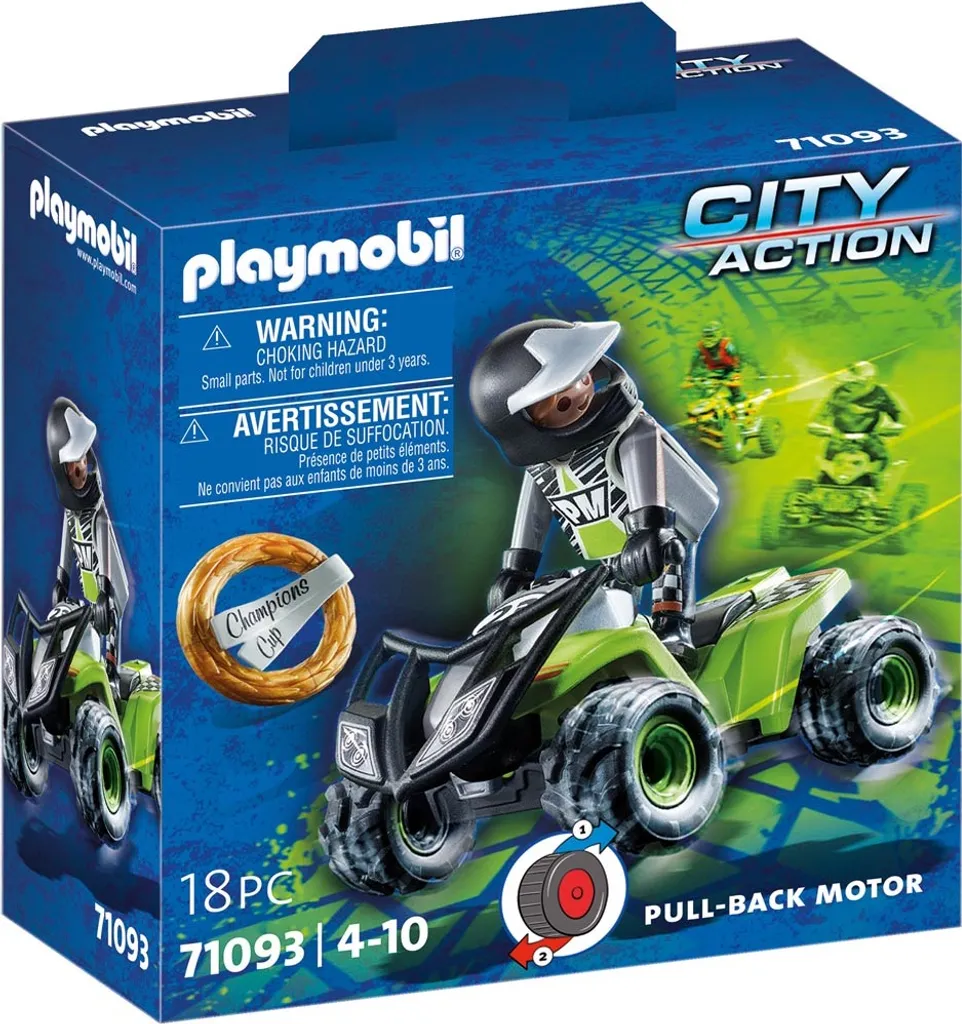 PLAYMOBIL City Action Racing- Speed Quad 71093 3 PLAYMOBIL City Action Racing- Speed Quad 71093