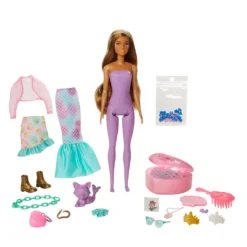 Barbie Color Reveal Puppe & Haustier, Fantasy Fashion Meerjungfrau -Kinderspielzeug Rabatte d7a631b63a9db5304a70fb9af3b2429f