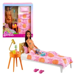 Barbie Möbel-Spielset Schlafzimmer Mit Puppe, Puppenhaus-Möbel 13 Barbie Möbel-Spielset Schlafzimmer Mit Puppe, Puppenhaus-Möbel -Kinderspielzeug Rabatte d7d9ee883f1cc90aaf43ca19b87ed62a