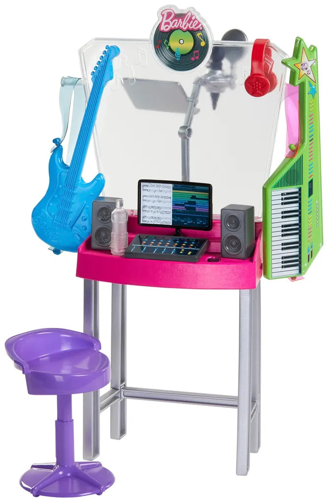 Barbie Berufe Spielset: Tonstudio 7 Barbie Berufe Spielset: Tonstudio – Bild 5