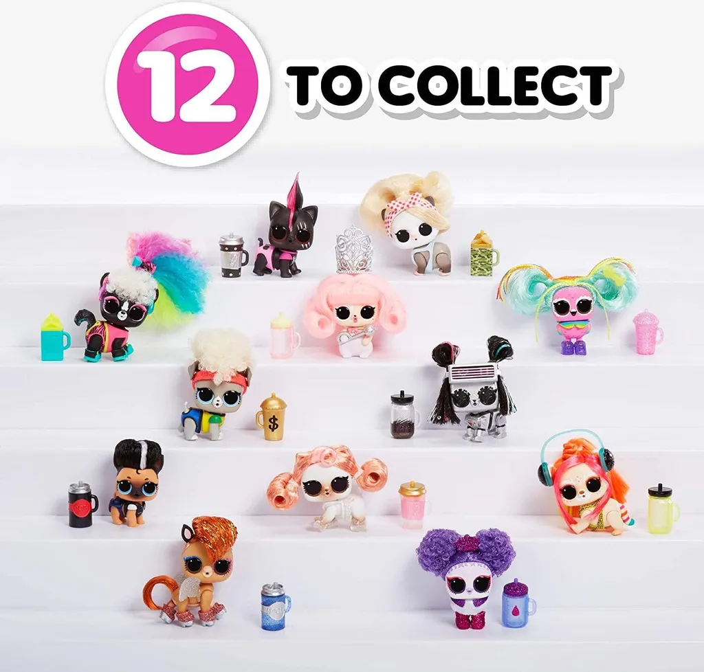 L.O.L. Surprise! Lights Pets With Real Hair & 9 Surprises Including Black Light 4 L.O.L. Surprise! Lights Pets With Real Hair & 9 Surprises Including Black Light – Bild 2