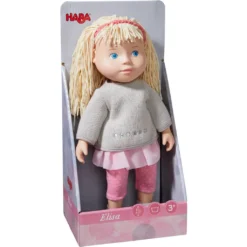 HABA 304889 - Spielpuppe Elisa, Weiche Puppe Mit Kopf Und Gliedmaßen Aus Vinyl, 32 Cm, Spielzeug Ab 3 Jahren -Kinderspielzeug Rabatte dd1b73adae56817a28104d5ce3a6b928