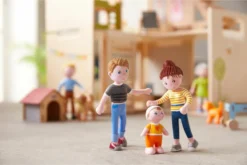 HABA 306145 - Little Friends – Spielset Familie, Biegepuppen & Tiere Ab 3 Jahren -Kinderspielzeug Rabatte dec070224058f43b9f951d5574dc1708