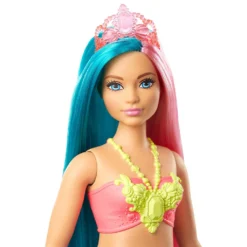 Barbie Dreamtopia Meerjungfrau Puppe (türkis- Und Pinkfarbenes Haar), Anziehpuppe -Kinderspielzeug Rabatte e0f2b3839194fc6800efe23befb26159