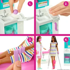 Barbie Krankenstation Set Mit Puppe (Brünett), Anziehpuppe Inkl. Zubehör 10 Barbie Krankenstation Set Mit Puppe (Brünett), Anziehpuppe Inkl. Zubehör -Kinderspielzeug Rabatte e3399f97a24b561397e3ef28aa830d04