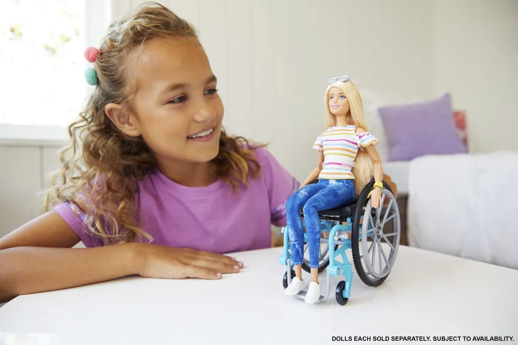 Barbie Rollstuhl Und Puppe (blond) 7 Barbie Rollstuhl Und Puppe (blond) – Bild 5