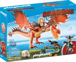 PLAYMOBIL 9459 Dragons Rotzbakke Und Hakenzahn