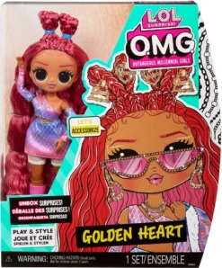 MGA Entertainment LOL-Überraschung! O.M.G. Golden Heart Puppe + Zubehör