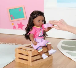 Zapf Creation BABY Born Schwester Mit Braunen Augen 43cm -Kinderspielzeug Rabatte e771ac858fe3c4c47da9fc643af3761c