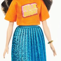 Barbie Fashionistas Puppe (brünett) Mit Blauem Rock, Anziehpuppe, Modepuppe -Kinderspielzeug Rabatte e77d9b9b398f4a3f7768f41738b742ee