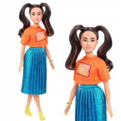 Barbie Fashionistas Puppe (brünett) Mit Blauem Rock, Anziehpuppe, Modepuppe -Kinderspielzeug Rabatte e86f4aaf32d9add679b3f698342ab499