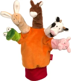Sigikid My Little Theatre Handschuh Tiere, Puppentheater, Fingerpuppen, Spielzeug, 42786