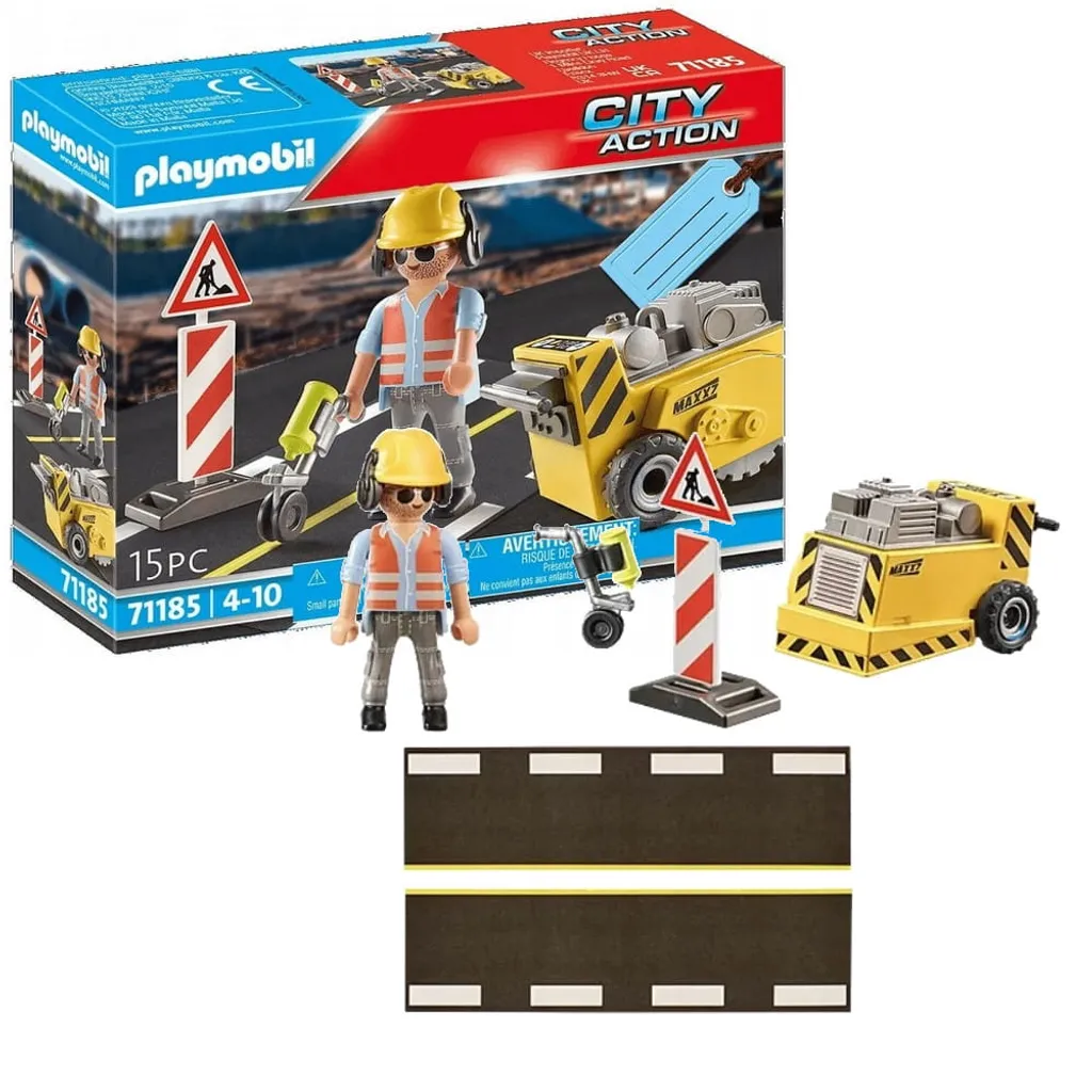 Playmobil Bauarbeiter Mit Kantenfräser 10 Playmobil Bauarbeiter Mit Kantenfräser – Bild 8