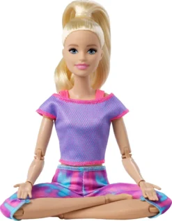 Barbie Made To Move Puppe (blond) Im Lila Yoga Outfit -Kinderspielzeug Rabatte eb5dd8517cd8a1377589dc3c4f98c137