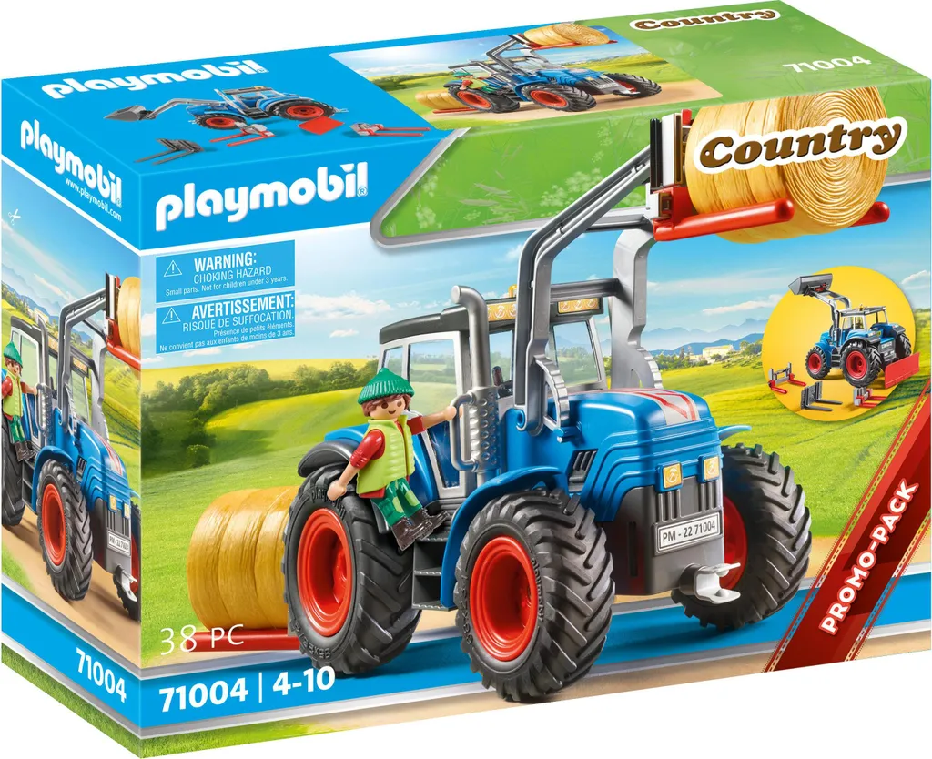 PLAYMOBIL Country 71004 Großer Traktor Mit Zubehör 3 PLAYMOBIL Country 71004 Großer Traktor Mit Zubehör