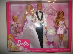 Hochzeitsset | Barbie Puppe | Mit Ken, Stacie & Chelsea | Mattel DJR88 -Kinderspielzeug Rabatte eda39a7e29fbe270e04073e3652790cd