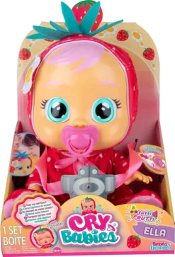 IMC Toys Spielwaren Cry Babies Tutti Frutti Ella Erdbeere Babypuppen Puppen Babypuppen -Kinderspielzeug Rabatte ef50676d987dc1ba4fea78d9e0995005