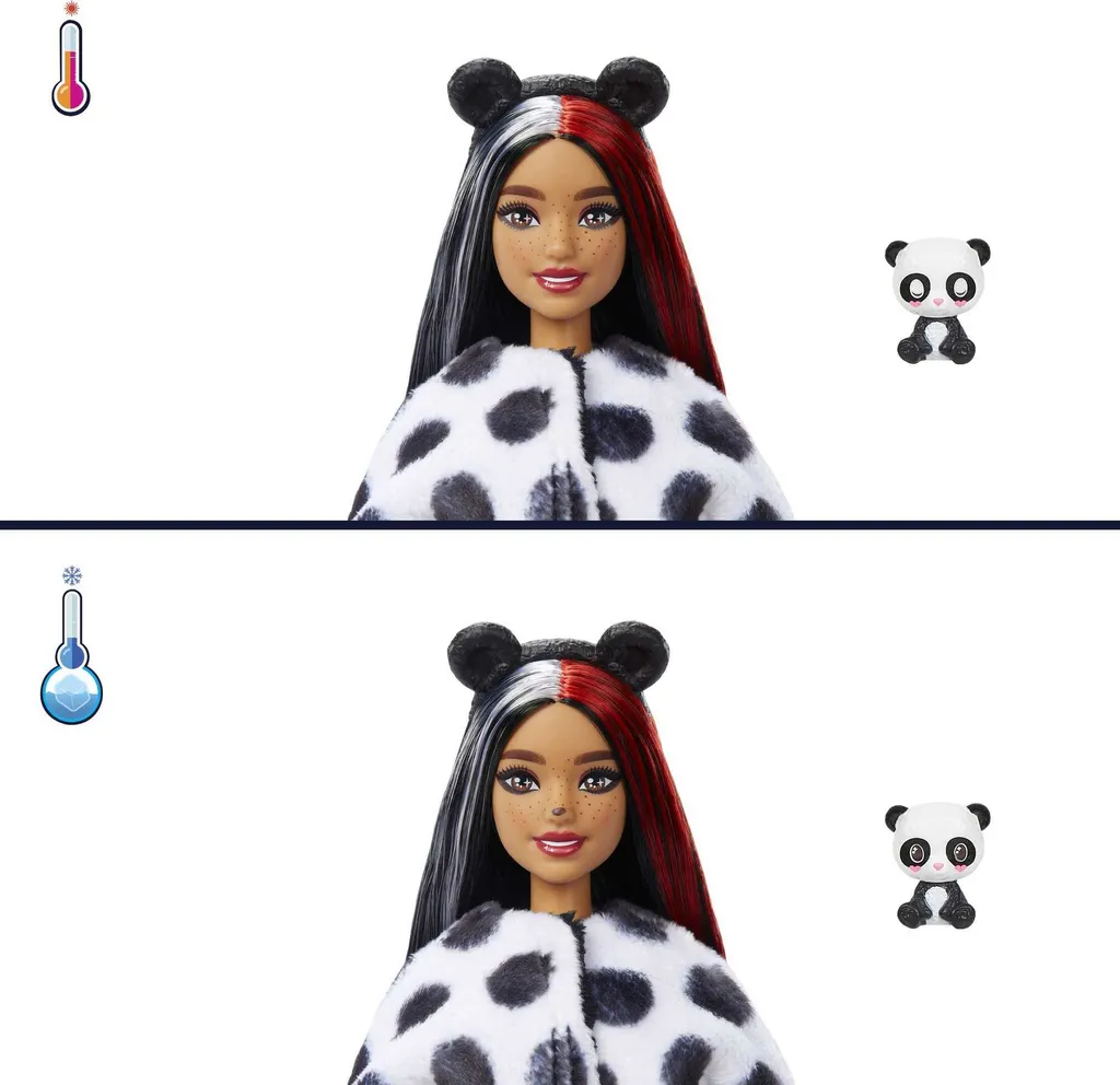 Barbie Cutie Reveal Puppe Mit Panda-Plüschkostüm Und 10 Überraschungen 6 Barbie Cutie Reveal Puppe Mit Panda-Plüschkostüm Und 10 Überraschungen – Bild 4