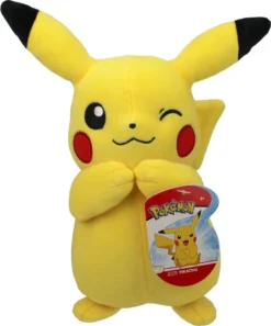 JAZWARES Pokemon Plüschfigur Wave 8 (20cm) , Charakter :Pikachu Zwinkernd -Kinderspielzeug Rabatte f1f8fc5b0e53dcf33e73db697b1271ed