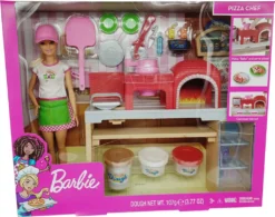 MATTEL Barbie "Cooking & Baking" Pizzabäckerin Puppe & Spielset -Kinderspielzeug Rabatte f2593590915e46fa08ebeea599e8dea9