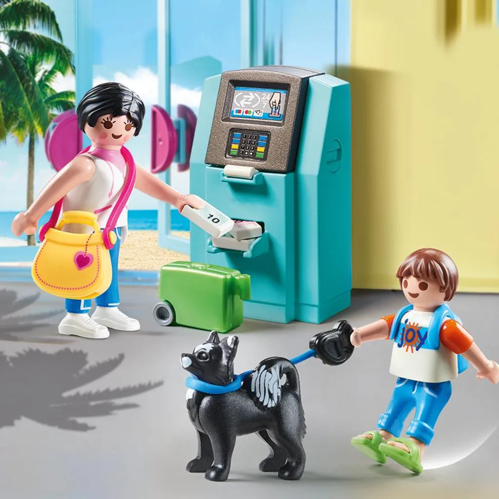 Playmobil Urlauber Mit Geldautomat 4 Playmobil Urlauber Mit Geldautomat – Bild 2