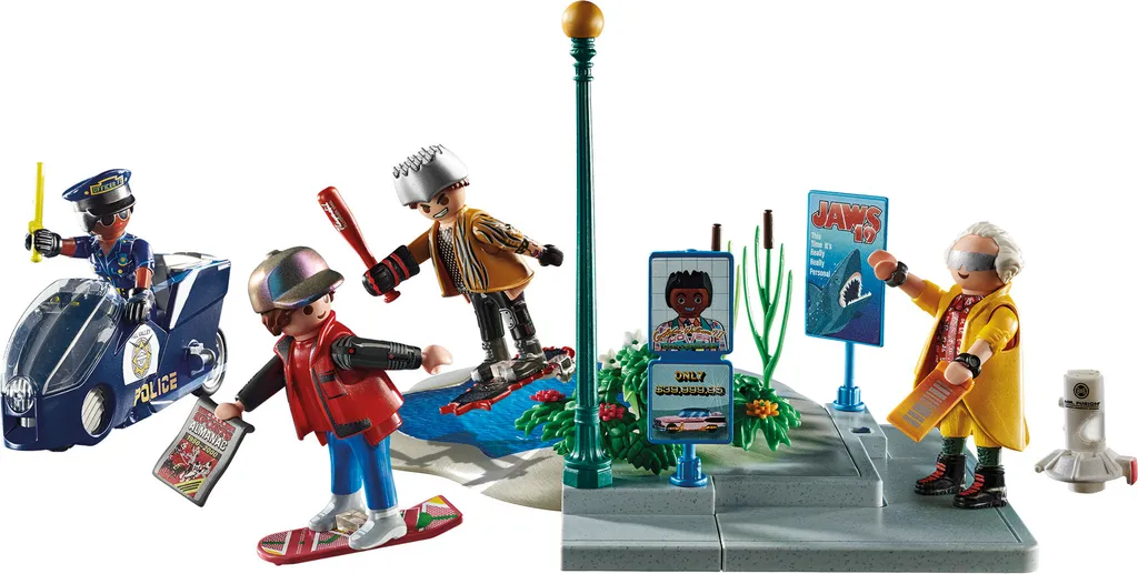 PLAYMOBIL Back To The Future 70634 Back To The Future Part II Verfolgung Mit Hoverboard 4 PLAYMOBIL Back To The Future 70634 Back To The Future Part II Verfolgung Mit Hoverboard – Bild 2
