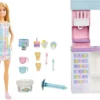 Barbie Eisdiele Mit Puppe (blond), Barbie Set Inkl. Zubehör, Anziehpuppe -Kinderspielzeug Rabatte f4b165bd77e58f026f09fb5aefa1b16d