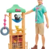 Barbie Ken Wild-Tierarzt Spielset Puppe (blond) Mit Leopard Und Affe, Anziehpuppe 2 Barbie Ken Wild-Tierarzt Spielset Puppe (blond) Mit Leopard Und Affe, Anziehpuppe -Kinderspielzeug Rabatte f51bff0bab19e783f6e788482decec8b