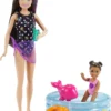 Barbie Skipper Babysitter Puppe, Spielset Mit Baby-Puppe Und Pool -Kinderspielzeug Rabatte f7535a54bfcb9ed05d352b450e1b9fc8
