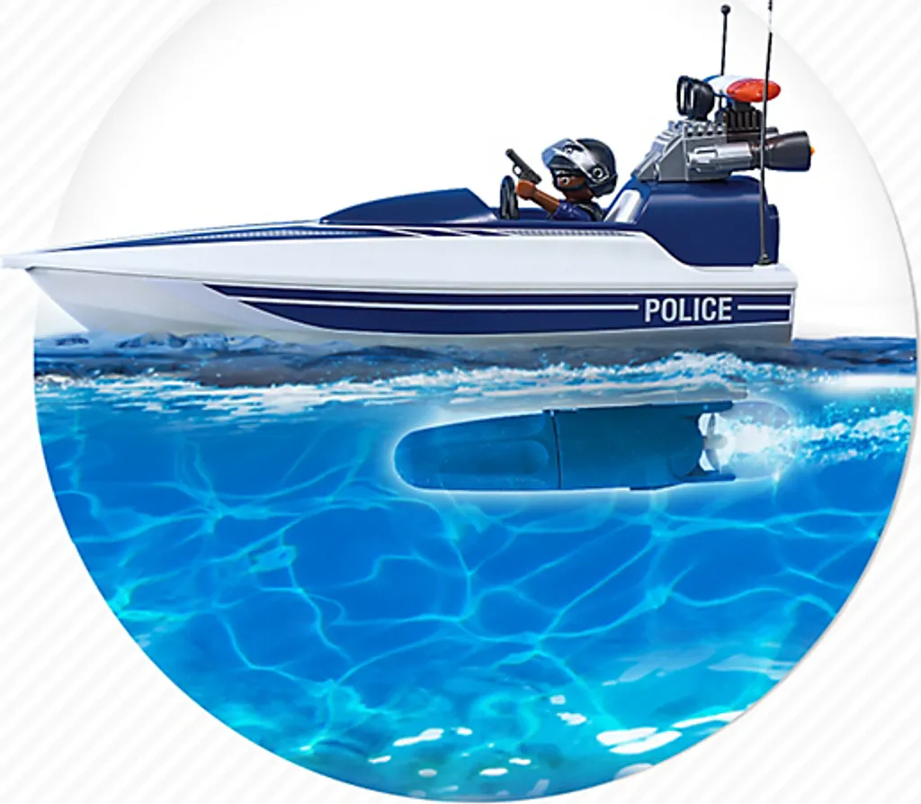 PLAYMOBIL 5187 Polizei-Action Mit Truck Und Speedboat 17 PLAYMOBIL 5187 Polizei-Action Mit Truck Und Speedboat – Bild 15