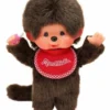 Sekiguchi 255177 - Original Monchhichi Junge, Aus Braunem Plüsch, Mit Rot-weißem Lätzchen, Ca. 20 Cm -Kinderspielzeug Rabatte fa8721f4321e12050016919300a9088b