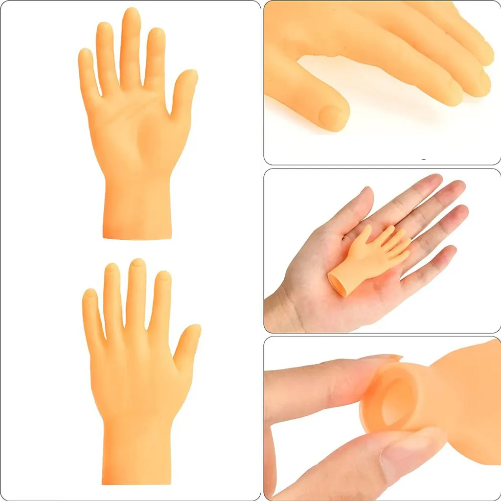 6 Stück Kleine Hände Fingerpuppen Set Fingerhände Magisches Spielzeug Lustiges Spielzeug Geburtstagsparty Spielparty 5 6 Stück Kleine Hände Fingerpuppen Set Fingerhände Magisches Spielzeug Lustiges Spielzeug Geburtstagsparty Spielparty – Bild 3