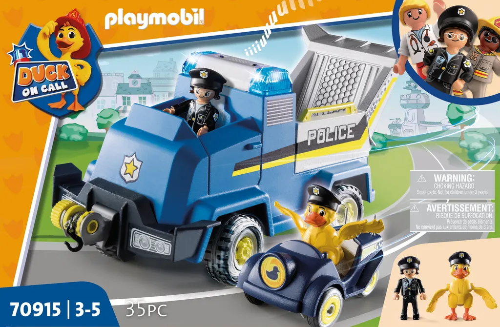 PLAYMOBIL Duck On Call 70915 D*O*C* - Polizei Einsatzfahrzeug 5 PLAYMOBIL Duck On Call 70915 D*O*C* - Polizei Einsatzfahrzeug – Bild 3