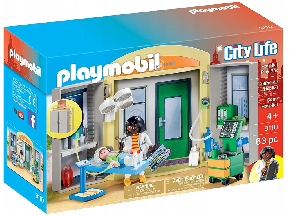 PLAYMOBIL City Life 9110 Krankenhaus-Spielbox 3 PLAYMOBIL City Life 9110 Krankenhaus-Spielbox